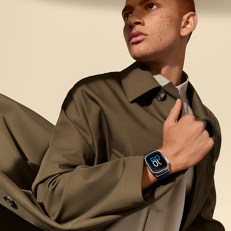 Apple Watch Hermès Ultra シンプルトゥール 《アン・メール》 49 mm | Hermès - エルメス-公式サイト